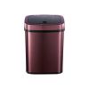 3-Gallon Motion Sensor Touchless Stainless Steel Trash Can in Burgundy Copper