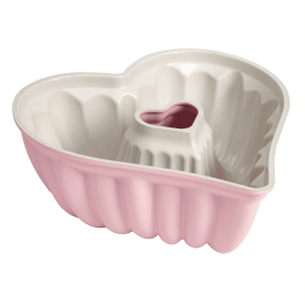Heart Shaped Cake Pan for Baking, Premium Nonstick & Dishwasher Safe, 9.5-inch, Pink